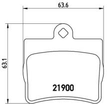 BREMBO P50024 - PASTILLA DE FRENO