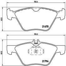 BREMBO P50026 - PASTILLA DE FRENO