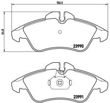 BREMBO P50080 - PASTILLA DE FRENO