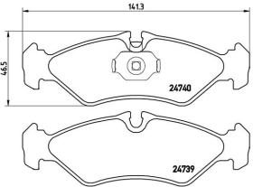 BREMBO P50081 - PASTILLA DE FRENO