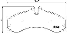 BREMBO P50028 - PASTILLA DE FRENO