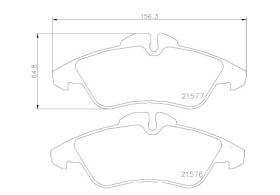 BREMBO P50029 - PASTILLA TURISMO