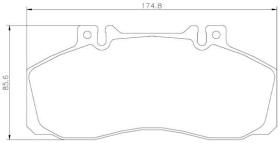 BREMBO P50065 - PASTILLA DE FRENO