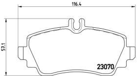 BREMBO P50035 - PASTILLA DE FRENO