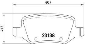 BREMBO P50058 - PASTILLA DE FRENO