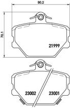 BREMBO P50038 - PASTILLA DE FRENO