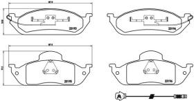 BREMBO P50039 - PASTILLA DE FRENO