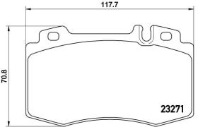 BREMBO P50041 - PASTILLA DE FRENO