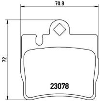 BREMBO P50042 - PASTILLA DE FRENO