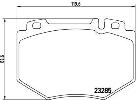 BREMBO P50048 - PASTILLA DE FRENO