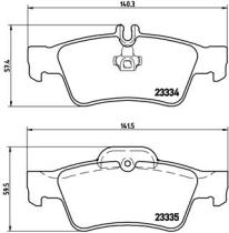 BREMBO P50052 - PASTILLA DE FRENO