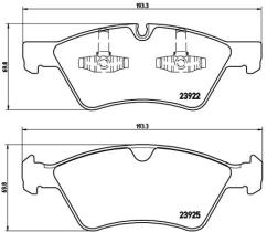 BREMBO P50063 - PASTILLA DE FRENO