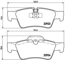 BREMBO P50064 - PASTILLA DE FRENO