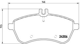 BREMBO P50071 - PASTILLA DE FRENO