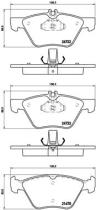 BREMBO P50075 - PASTILLA DE FRENO