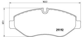 BREMBO P50085 - PASTILLA DE FRENO