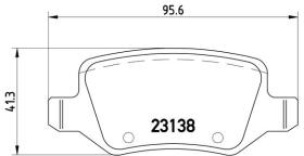 BREMBO P50090 - PASTILLA DE FRENO