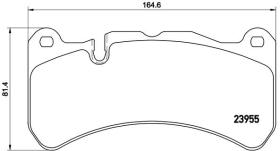 BREMBO P50092 - PASTILLA DE FRENO