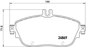 BREMBO P50093 - PASTILLA DE FRENO