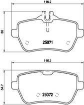 BREMBO P50103 - PASTILLA DE FRENO