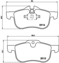 BREMBO P52017 - PASTILLA DE FRENO