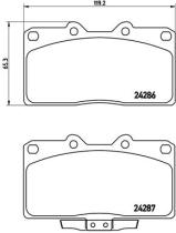 BREMBO P54019 - PASTILLA DE FRENO