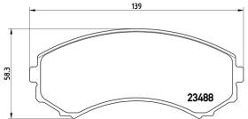 BREMBO P54029 - PASTILLA DE FRENO