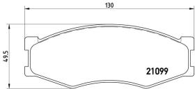 BREMBO P56014 - PASTILLA DE FRENO