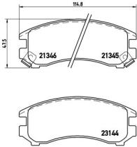 BREMBO P56018 - PASTILLA DE FRENO