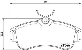 BREMBO P56022 - PASTILLA DE FRENO