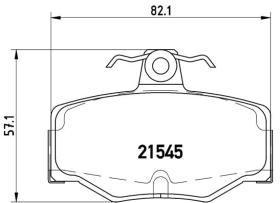 BREMBO P56024 - PASTILLA DE FRENO