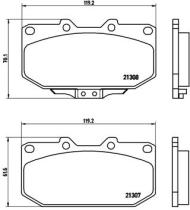 BREMBO P56025 - PASTILLA DE FRENO