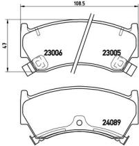 BREMBO P56026 - PASTILLA DE FRENO