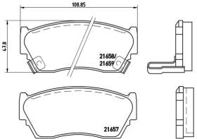 BREMBO P56027 - PASTILLA DE FRENO