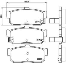 BREMBO P56029 - PASTILLA DE FRENO