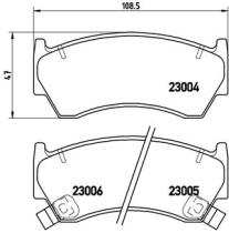 BREMBO P56033 - PASTILLA DE FRENO