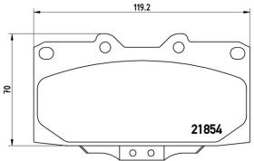 BREMBO P56034 - PASTILLA DE FRENO