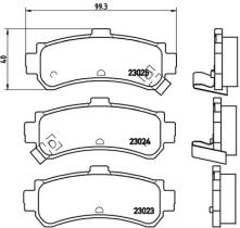 BREMBO P56035 - PASTILLA DE FRENO