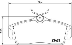 BREMBO P56036 - PASTILLA DE FRENO