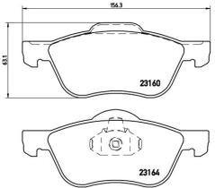 BREMBO P56037 - PASTILLA DE FRENO