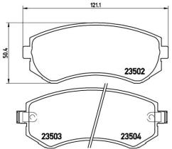 BREMBO P56039 - PASTILLA DE FRENO