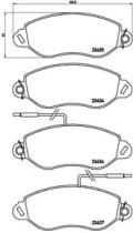 BREMBO P56042 - PASTILLA DE FRENO