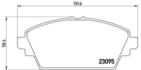 BREMBO P56044 - PASTILLA DE FRENO