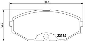 BREMBO P56052 - PASTILLA DE FRENO