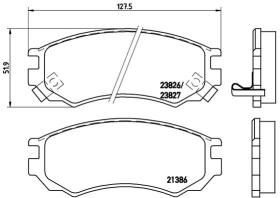 BREMBO P56055 - PASTILLA DE FRENO