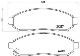 BREMBO P56059 - PASTILLA DE FRENO