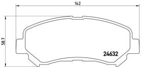 BREMBO P56062 - PASTILLA DE FRENO