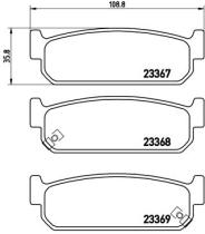 BREMBO P56071 - PASTILLA DE FRENO