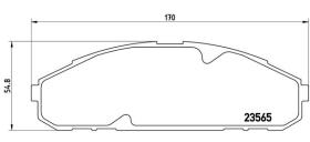 BREMBO P56072 - PASTILLA DE FRENO