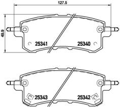 BREMBO P56082 - PASTILLA DE FRENO